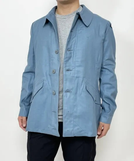 スウェーデン軍 ライトブルー CIVILFORSVARET M-59 フィールドジャケット 新品