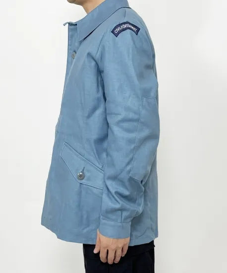 スウェーデン軍 ライトブルー CIVILFORSVARET M-59 フィールドジャケット 新品