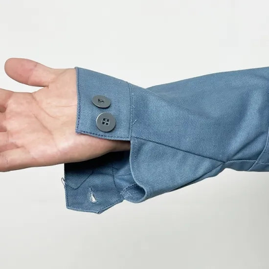 スウェーデン軍 ライトブルー CIVILFORSVARET M-59 フィールドジャケット 新品