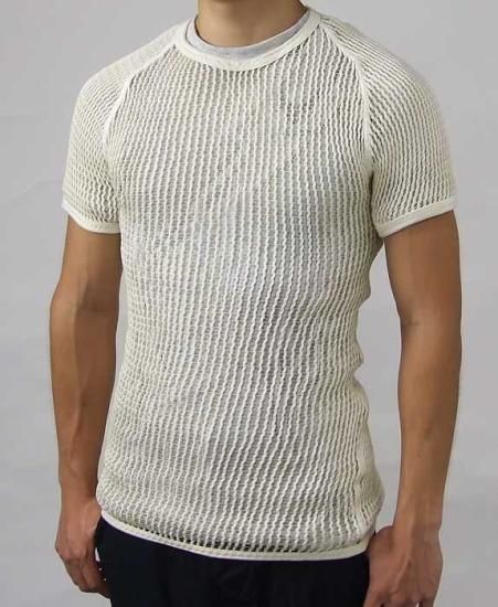 デンマーク軍 ホワイト ネットTシャツ 新品 T90N-