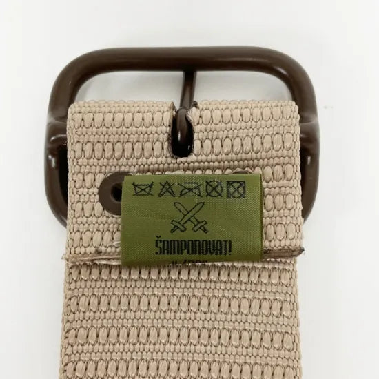 チェコ軍 ベージュ ナイロン ピストルベルト 新品 181KN=