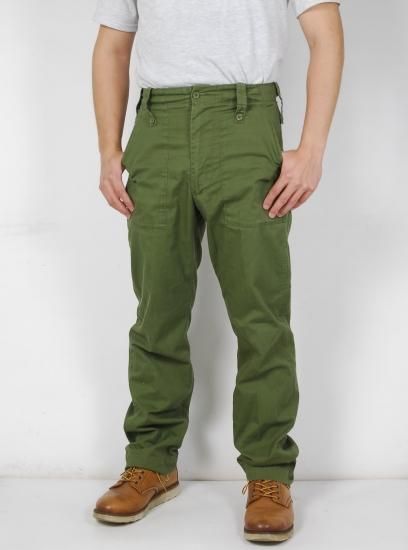 (11/29まで特価)イギリス軍 OD ベイカーパンツ 上質USED 201NB3-