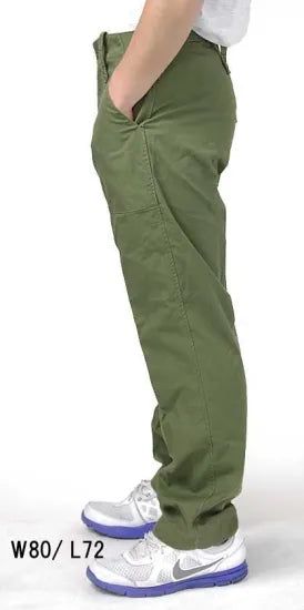 (11/29まで特価)イギリス軍 OD ベイカーパンツ 上質USED 201NB3-