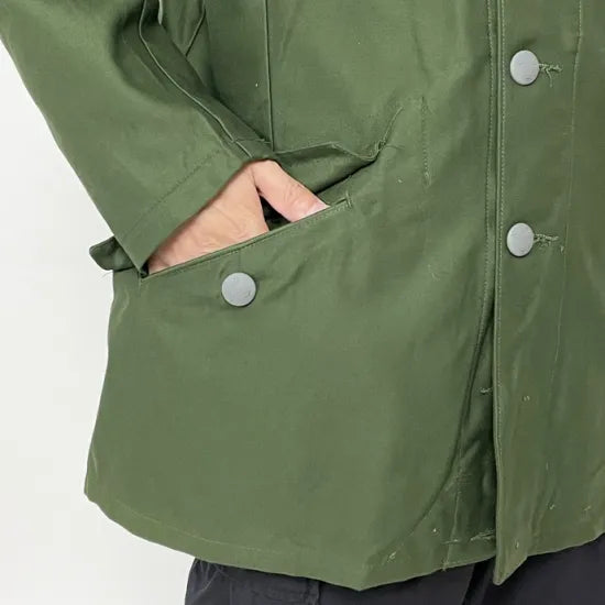 スウェーデン軍 OD 後期型 M-59 フィールドジャケット USED