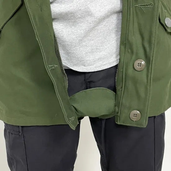 スウェーデン軍 OD 後期型 M-59 フィールドジャケット USED