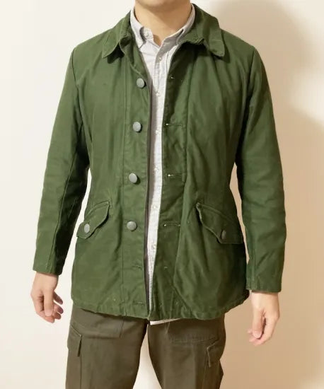 スウェーデン軍 OD 後期型 M-59 フィールドジャケット USED