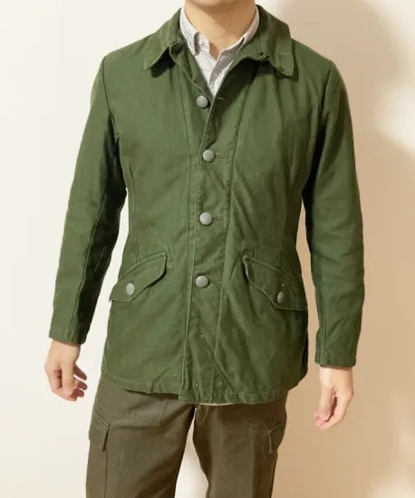 スウェーデン軍 OD 後期型 M-59 フィールドジャケット USED