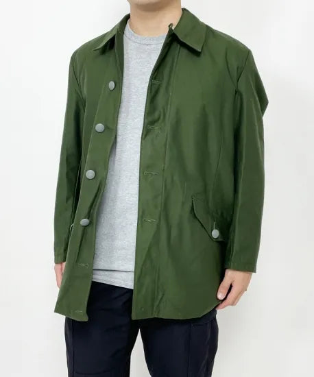 スウェーデン軍 OD 後期型 M-59 フィールドジャケット USED