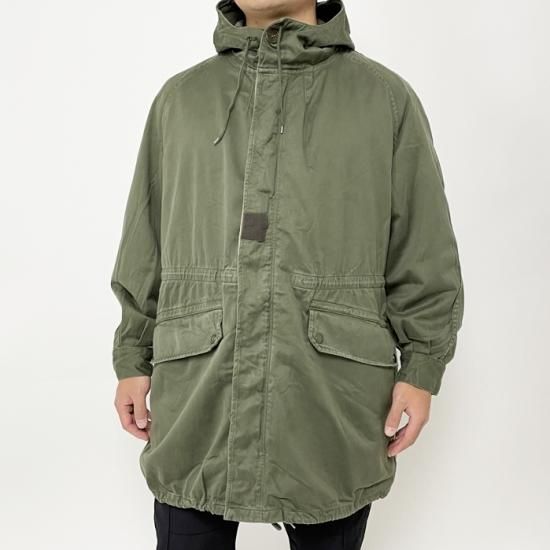 フランス軍 OD M-64 フィールドパーカー ボアライナー付 BランクUSED 424LU2