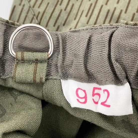 旧東ドイツ軍 NVA レインドロップカモ カーゴパンツ 新品 323N=