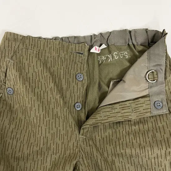 【スモール&ビッグ特価】旧東ドイツ軍 NVA レインドロップカモ カーゴパンツ 新品 323N-SB=