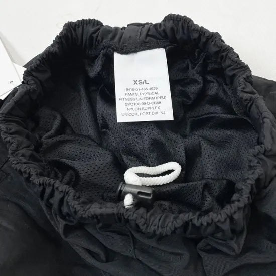 【スモール特価】アメリカ軍 U.S.ARMY ブラック 前期型 IPFU トレーニングパンツ 新品 PT-PANTS-N-SB=