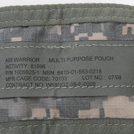 アメリカ軍 ACU デジタルカモ マルチパーパス パウチ 新品 171AN-