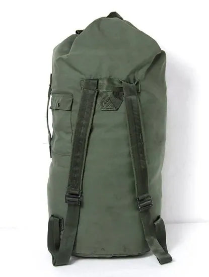 アメリカ軍 OD ナイロン 旧型 ダッフルバッグ 上質USED A34YN3