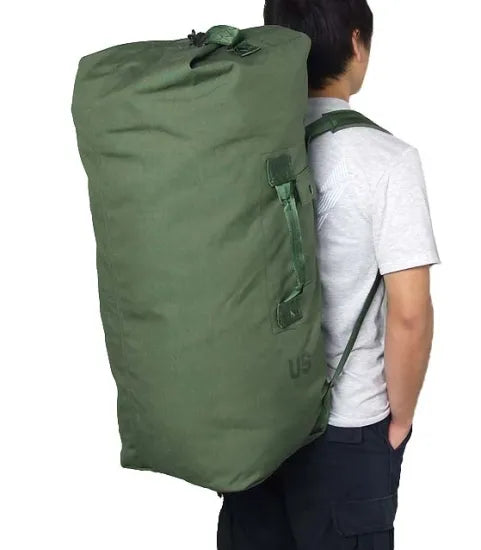 アメリカ軍 OD ナイロン 旧型 ダッフルバッグ 新品 A34YN