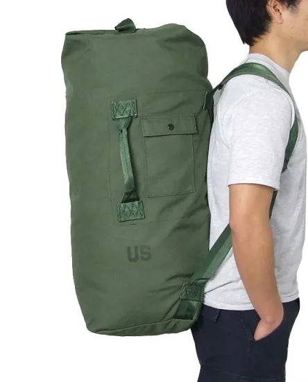 アメリカ軍 OD ナイロン 旧型 ダッフルバッグ 新品 A34YN