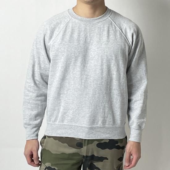 (10/18まで特価)イギリス軍 グレー スウェットシャツ USED B93U=