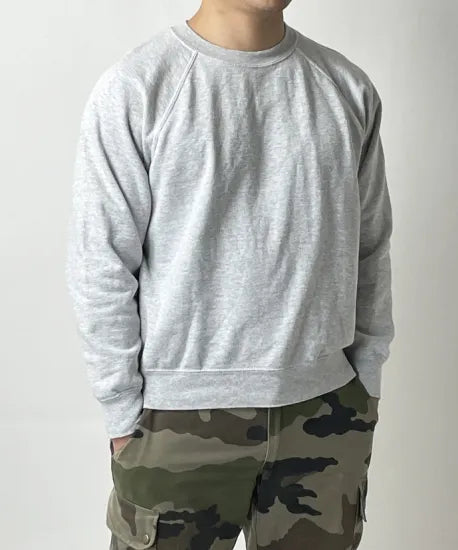 (10/18まで特価)イギリス軍 グレー スウェットシャツ USED B93U=