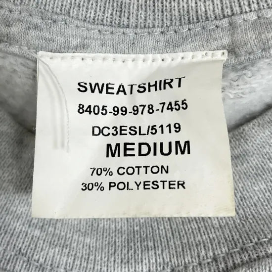 (10/18まで特価)イギリス軍 グレー スウェットシャツ USED B93U=