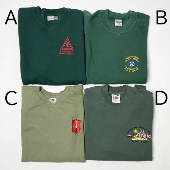 13種類 イギリス軍 スウェットシャツ USED