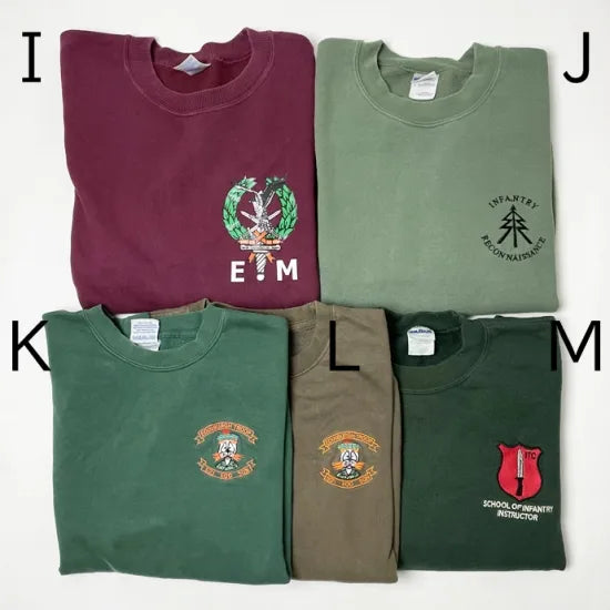 13種類 イギリス軍 スウェットシャツ USED