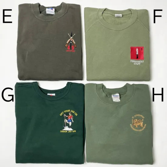 【16種類】イギリス軍 スウェットシャツ USED