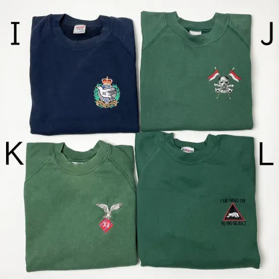 【16種類】イギリス軍 スウェットシャツ USED