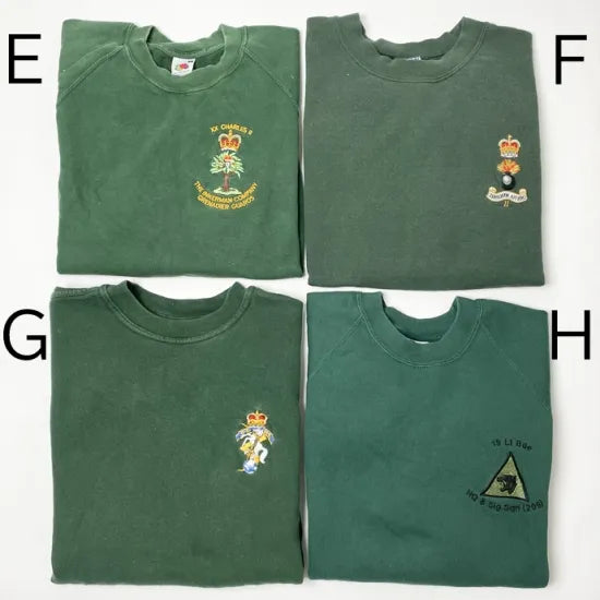 17種類 イギリス軍 スウェットシャツ USED