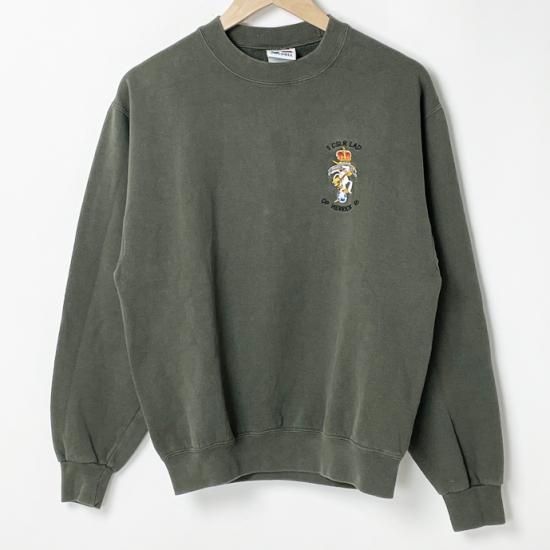 【5種類】イギリス軍 スウェットシャツ バックプリント付 USED UK187
