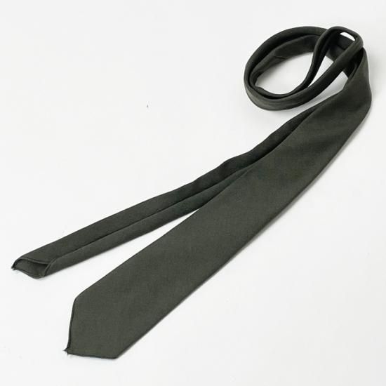 オーストリア軍 ダークグレー ネクタイ 新品 81N-