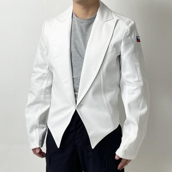 【訳あり】チェコ軍 ホワイト ウェイタージャケット 新品 E87ND=