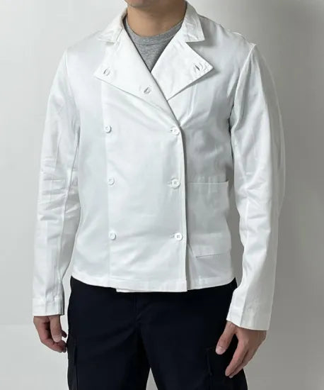 スウェーデン軍 ホワイト シェフジャケット 新品 W20N=