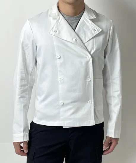 スウェーデン軍 ホワイト シェフジャケット 新品 W20N=