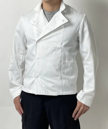 スウェーデン軍 ホワイト シェフジャケット 新品 W20N=