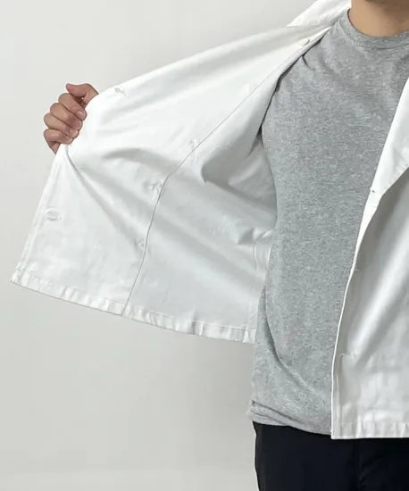 スウェーデン軍 ホワイト シェフジャケット 新品 W20N=