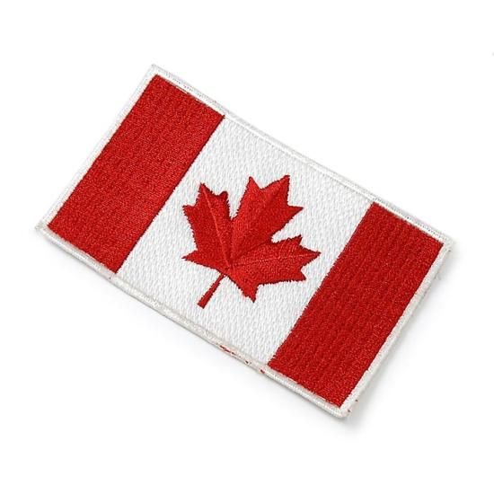 カナダ フラッグワッペン 新品 17-