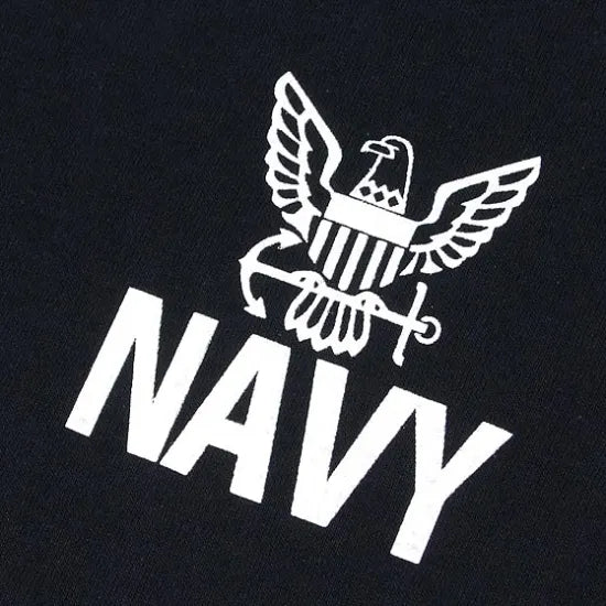 【Sサイズ特価】U.S.NAVY ブラック SOFFE ミリタリーTシャツ 新品 -