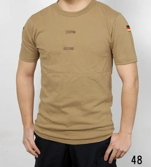 【スモール特価】ドイツ軍 ARMY フラッグワッペン付 Tシャツ USED T61U-SB-