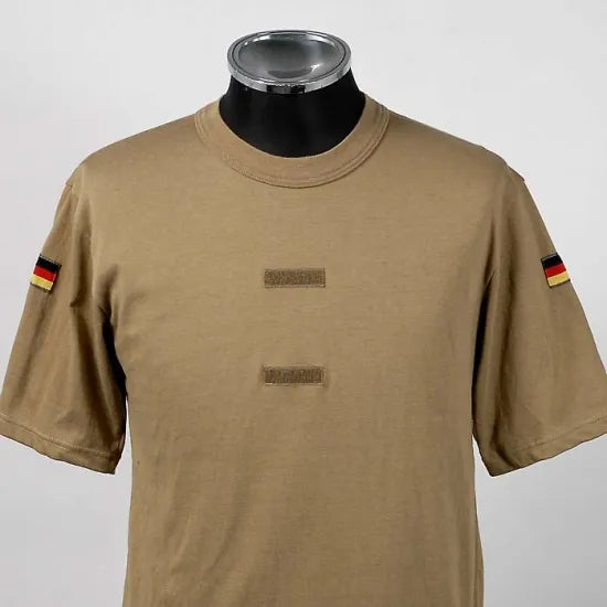 【スモール特価】ドイツ軍 ARMY フラッグワッペン付 Tシャツ USED T61U-SB-