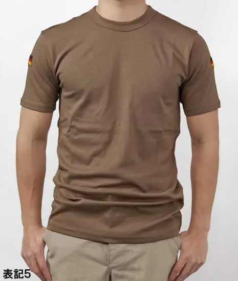 【スモール特価】ドイツ軍 ARMY フラッグワッペン付 Tシャツ 新品 -