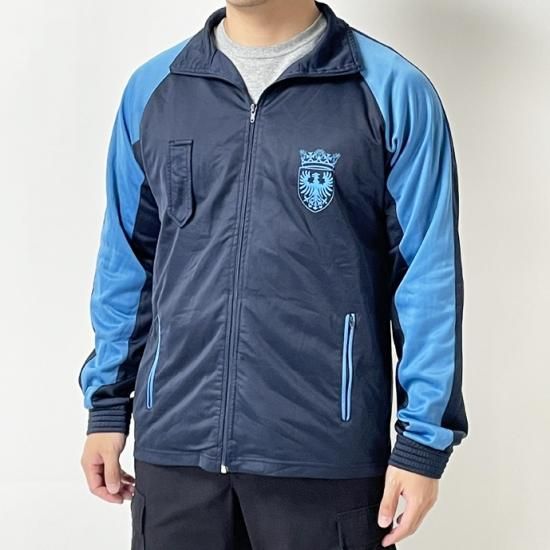 ポルトガル空軍 AFA ネイビー/ライトブルー フィジカルトレーニングジャケット USED E63U=