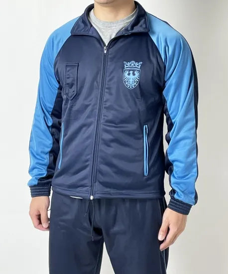 ポルトガル空軍 AFA ネイビー/ライトブルー フィジカルトレーニングジャケット USED E63U=