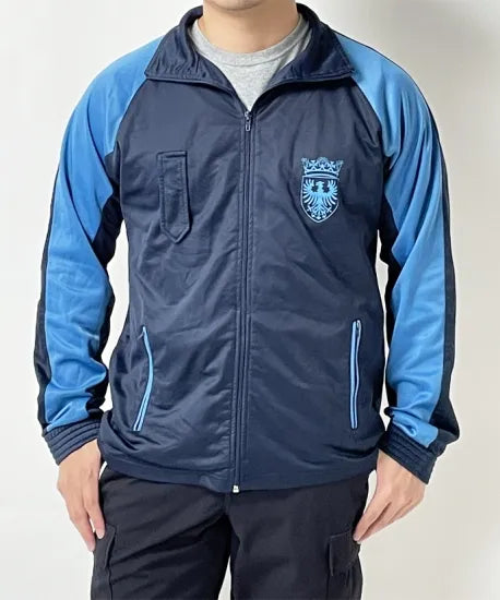 ポルトガル空軍 AFA ネイビー/ライトブルー フィジカルトレーニングジャケット USED E63U=