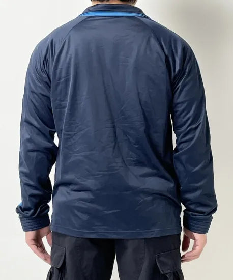 ポルトガル空軍 AFA ネイビー/ライトブルー フィジカルトレーニングジャケット USED E63U=