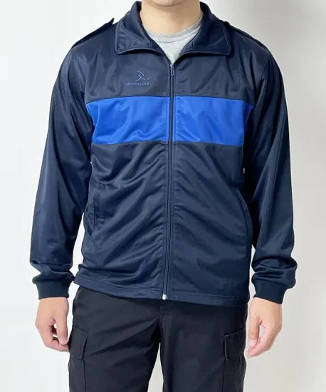 ポルトガル空軍 GAEMFA ネイビー/ブルー フィジカルトレーニングジャケット USED =