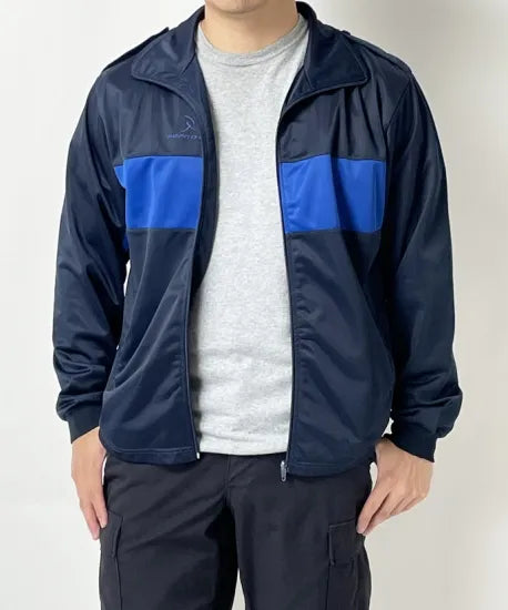 ポルトガル空軍 GAEMFA ネイビー/ブルー フィジカルトレーニングジャケット USED =