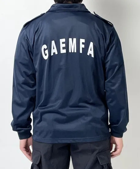 ポルトガル空軍 GAEMFA ネイビー/ブルー フィジカルトレーニングジャケット USED =