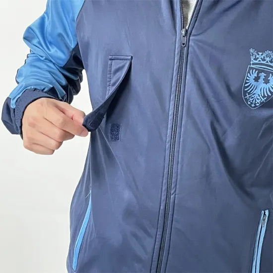 【XS,Sサイズ特価】ポルトガル空軍 AFA ネイビー/ライトブルー フィジカルトレーニングジャケット USED =