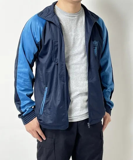 【XS,Sサイズ特価】ポルトガル空軍 AFA ネイビー/ライトブルー フィジカルトレーニングジャケット USED =