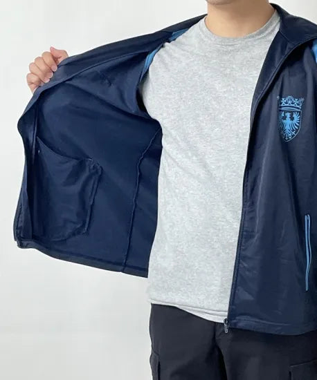 【XS,Sサイズ特価】ポルトガル空軍 AFA ネイビー/ライトブルー フィジカルトレーニングジャケット USED =